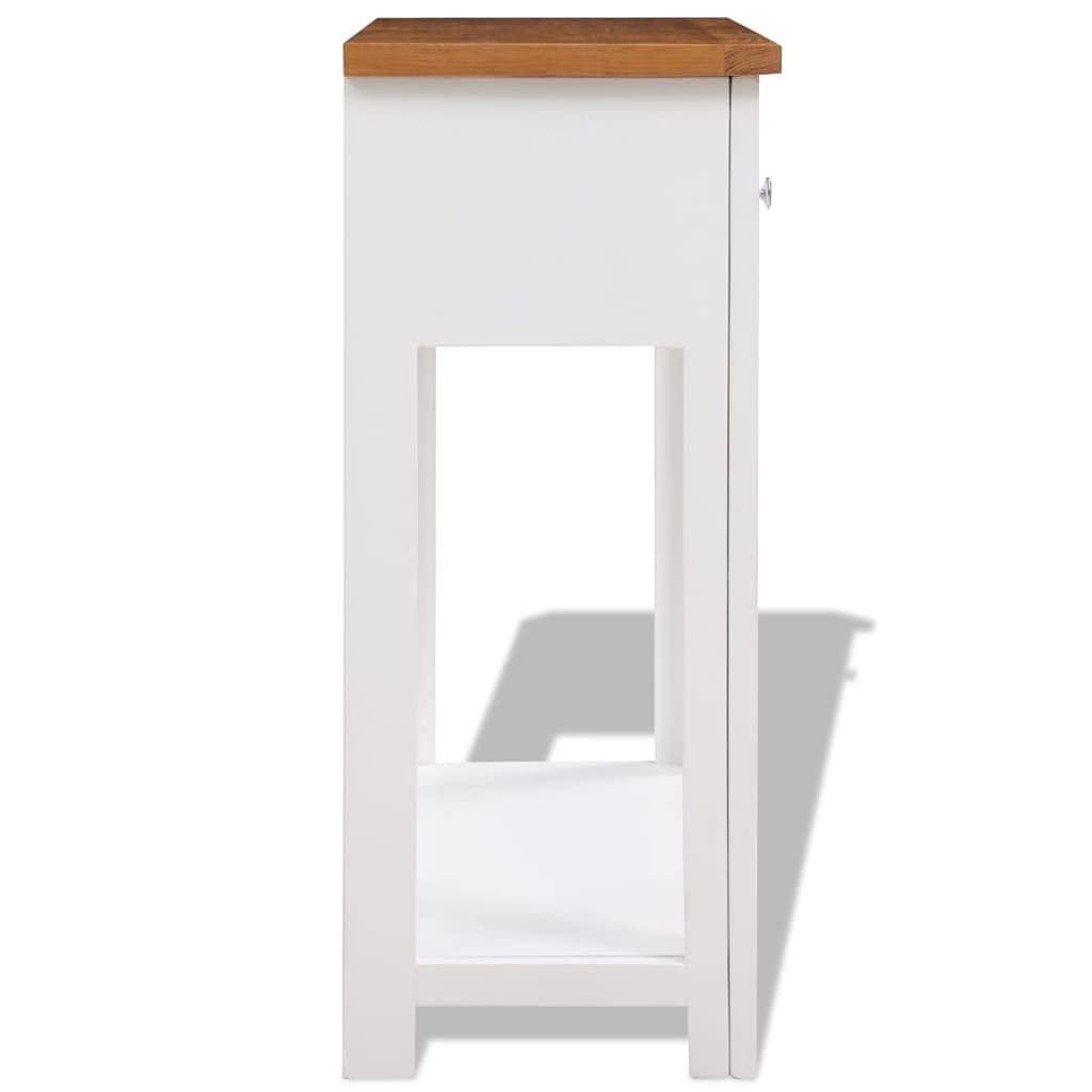 Console Table Side Table Entryway Table Solid Oak Wood M32269