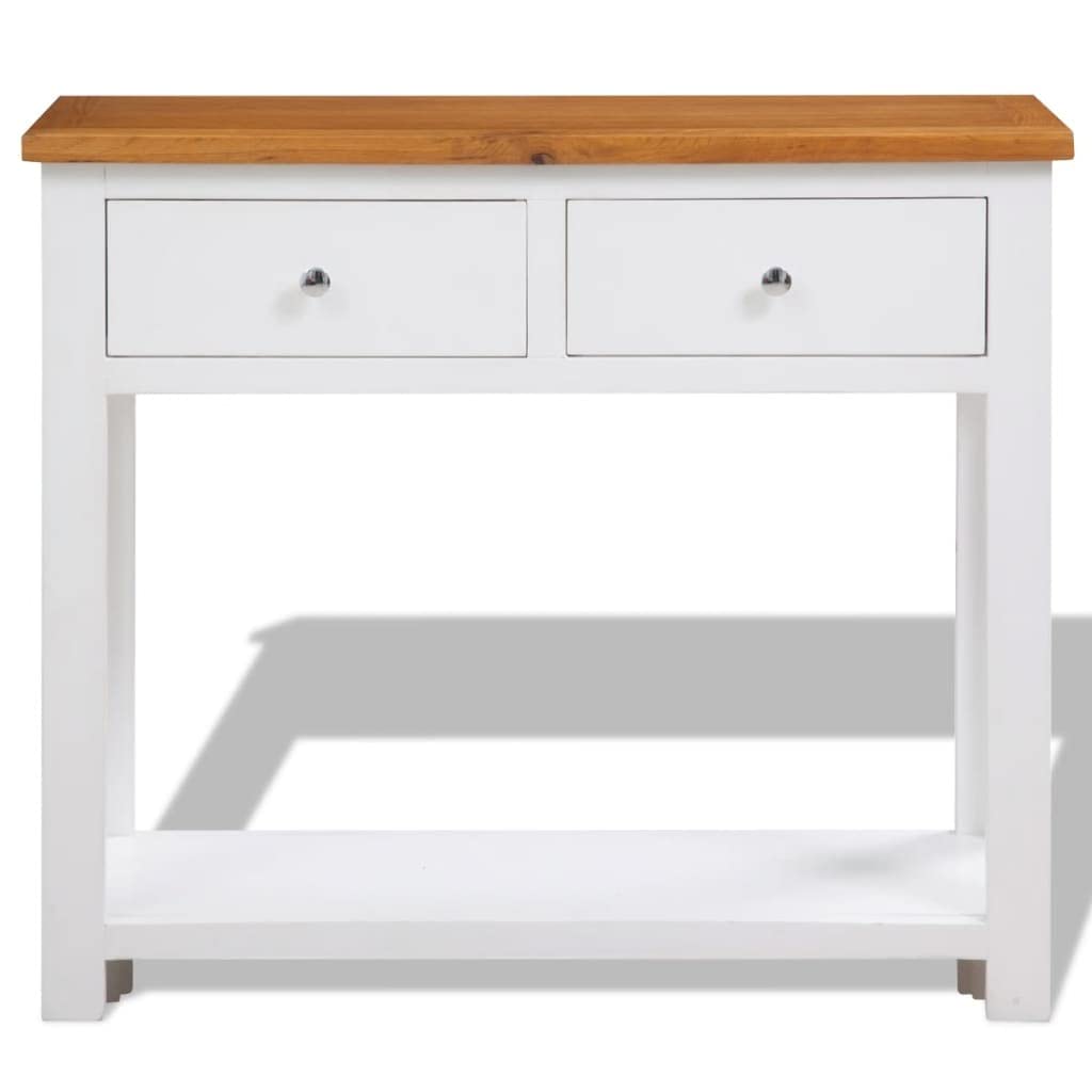 Console Table Side Table Entryway Table Solid Oak Wood M32269