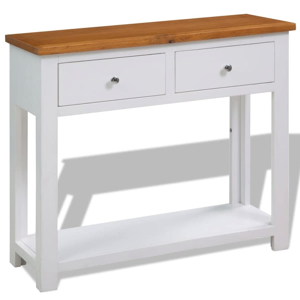 Console Table Side Table Entryway Table Solid Oak Wood M32269