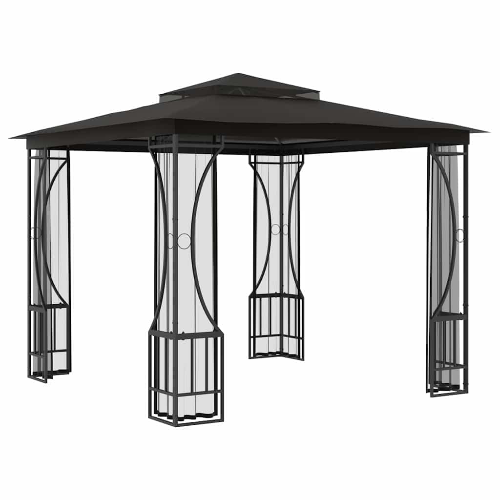 9.8'x9.8' Pop Up Outdoor Gazebo with Mosquito Netting J307369