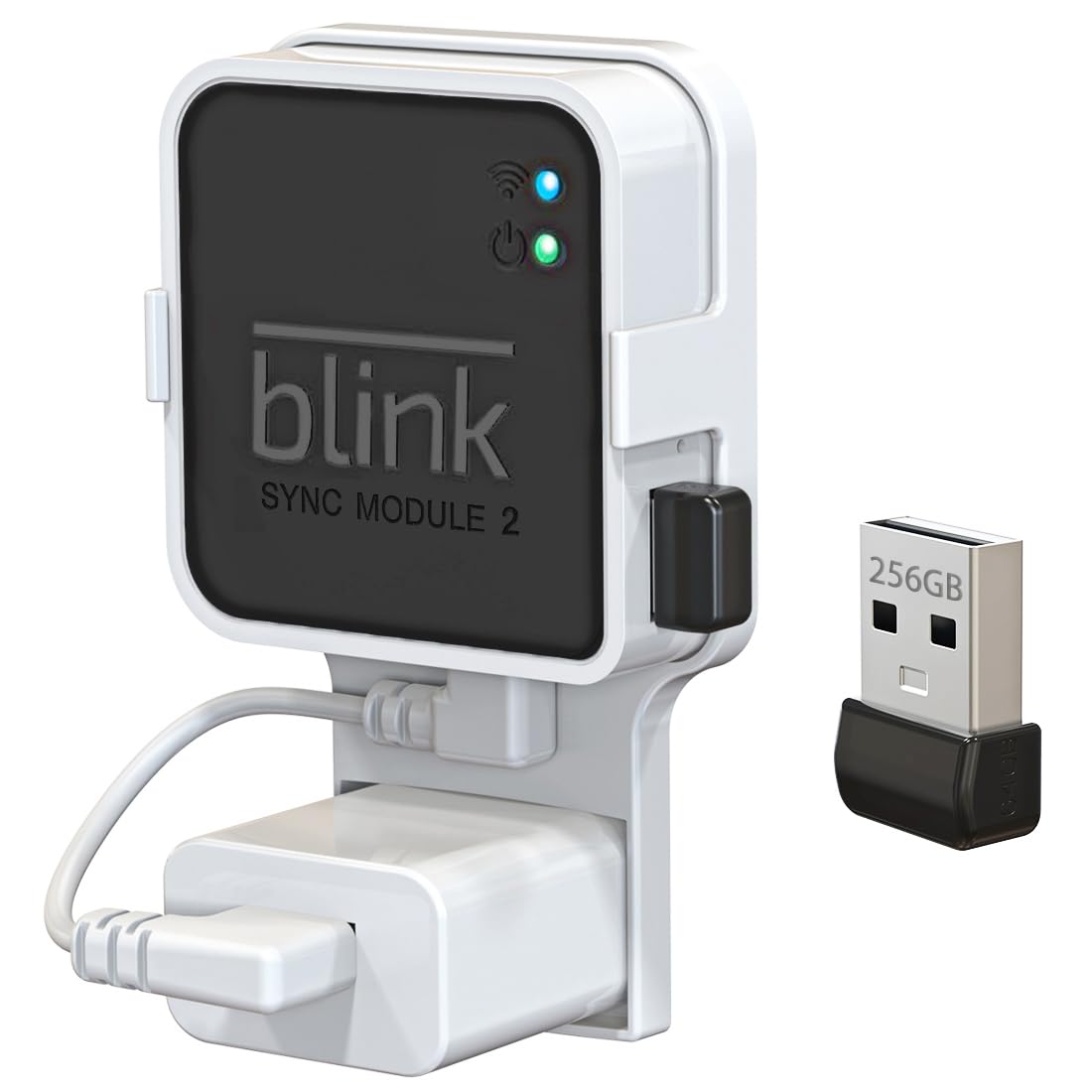 256GB USB Flash Drive with Outlet Wall Mount P51674