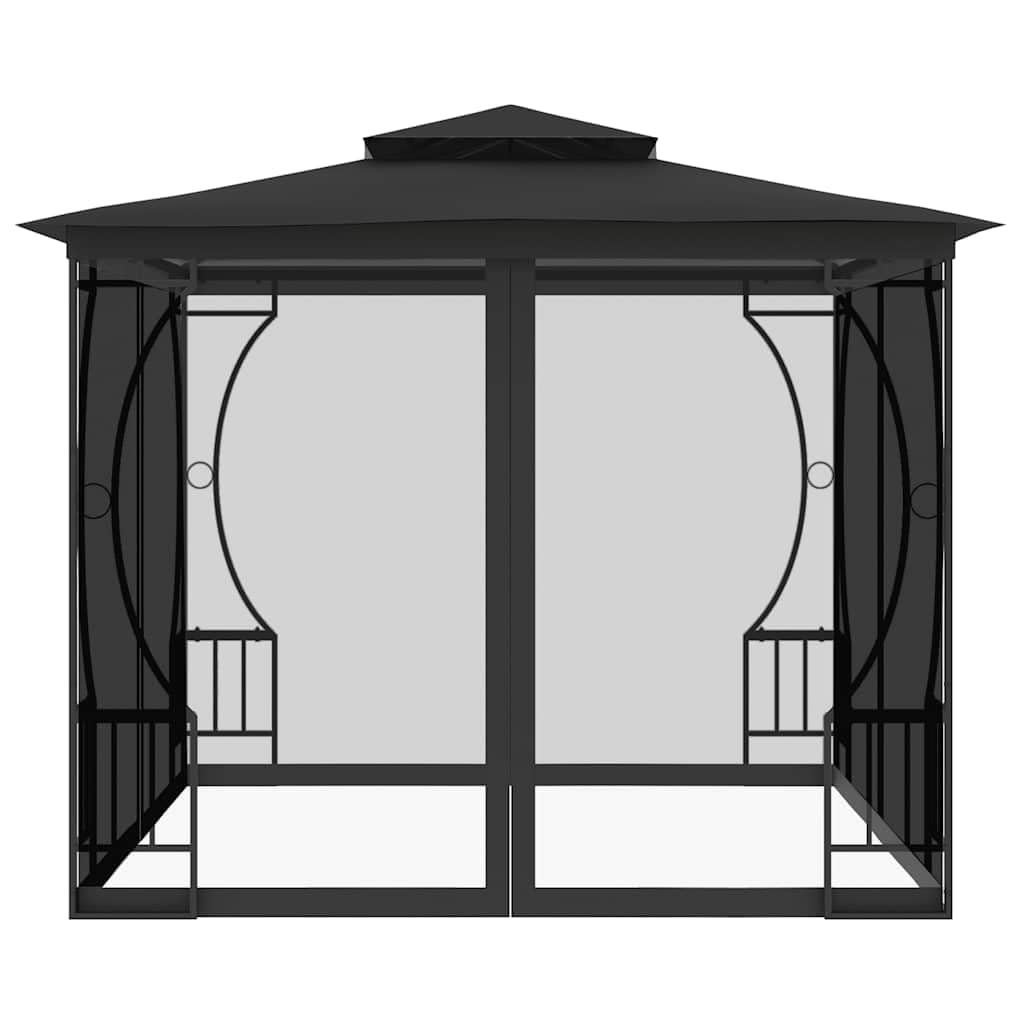 9.8'x9.8' Pop Up Outdoor Gazebo with Mosquito Netting J307369