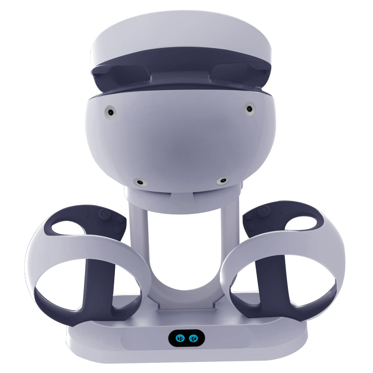 White Charging Station with Display Stand W7213