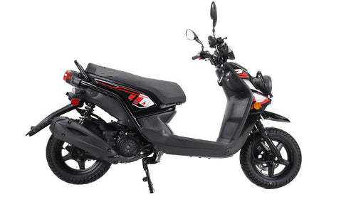 150cc Gas Scooter with 12 inch Aluminum Wheels W2848