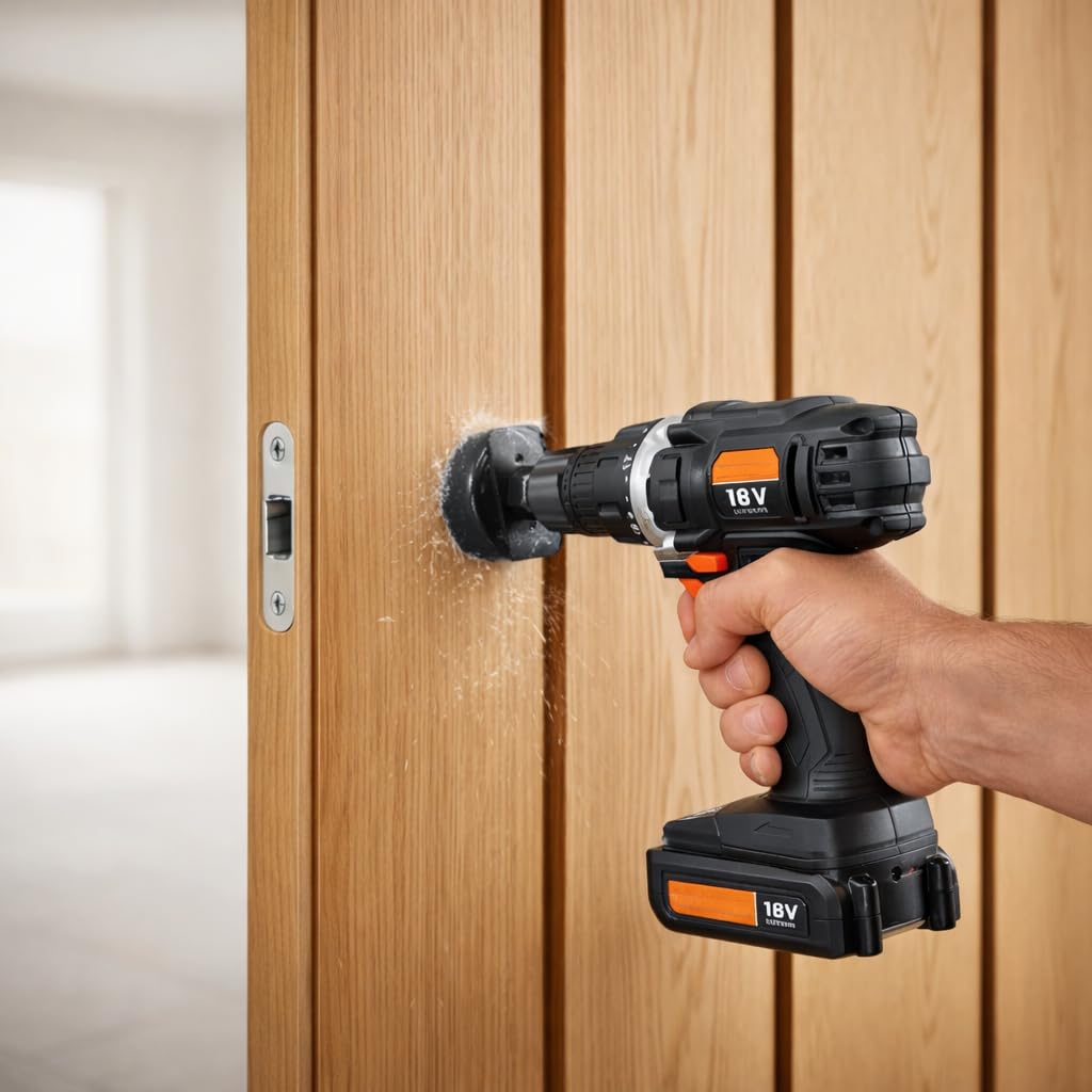 18V Cordless 3/8 in. Drill Driver & Hole Saw Kit with Battery and Charger I11298