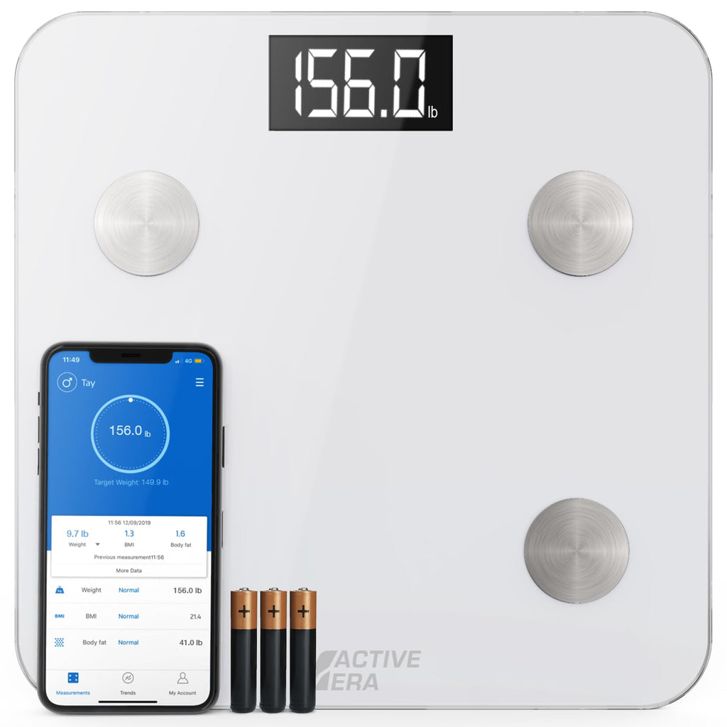 White Digital Bathroom Bluetooth Scale S159426