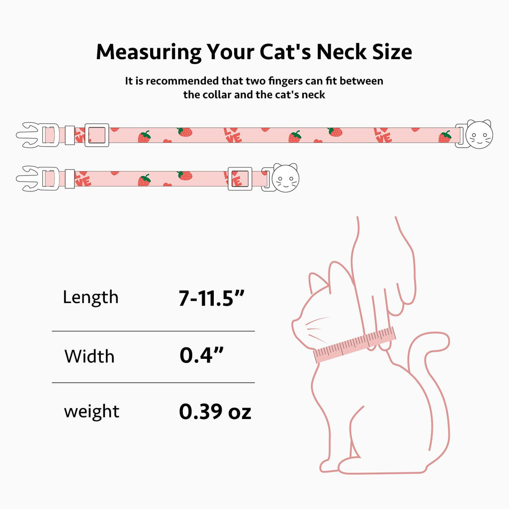 2 Pack Cotton Cat Collar X95313