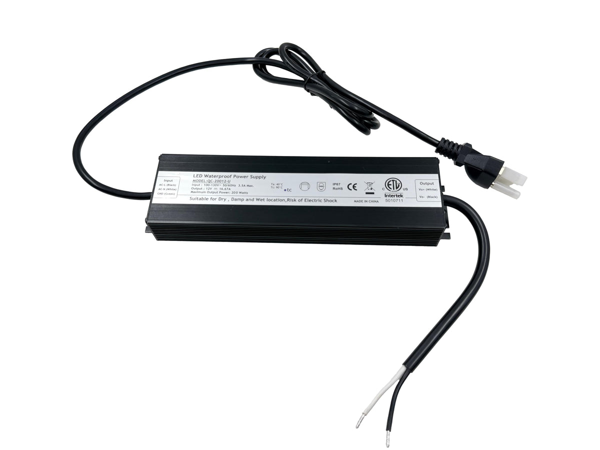 200W 12V DC Waterproof IP67 LED Driver Transformer C799