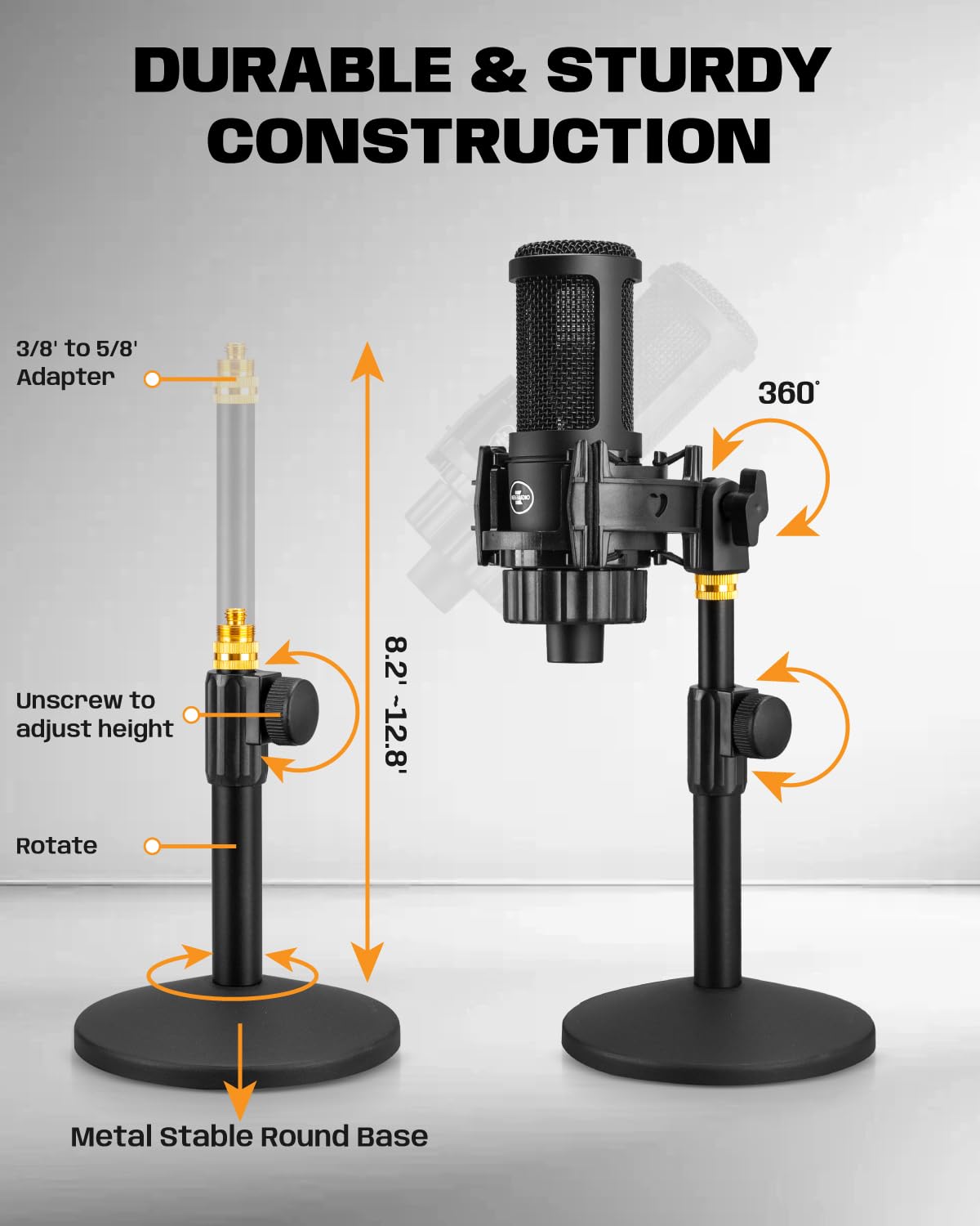 XLR Condenser Microphone with 26mm Large Diaphragm B4937