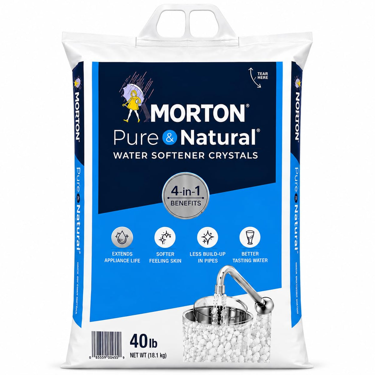 Pure and Natural Water Softener Crystals 40lbs M953695