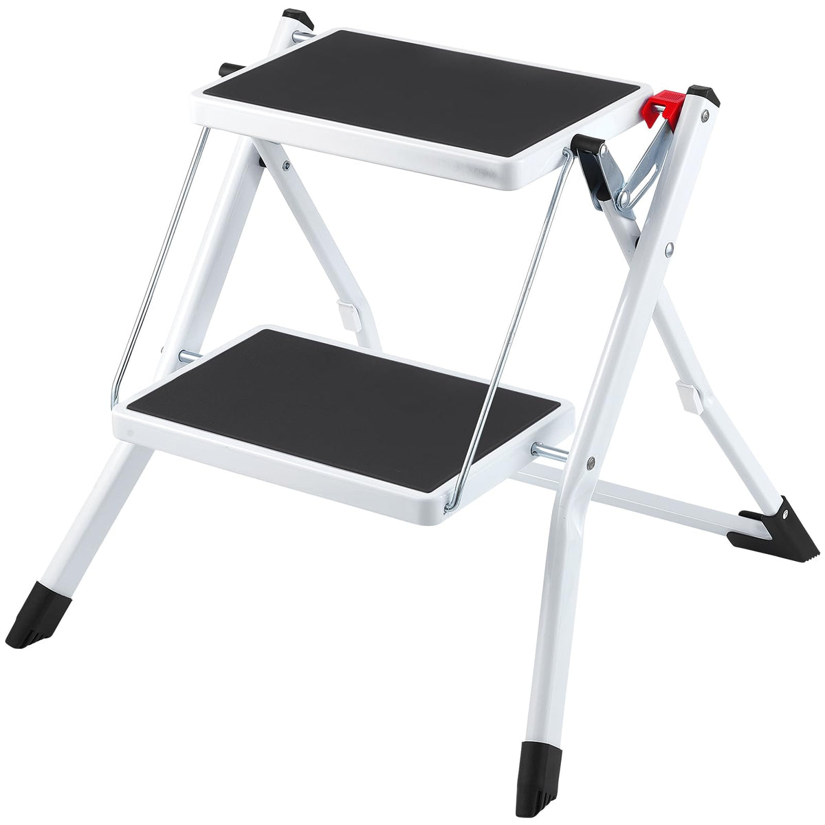 2-Step 330lbs Capacity Folding Steel Step Stool Z197739