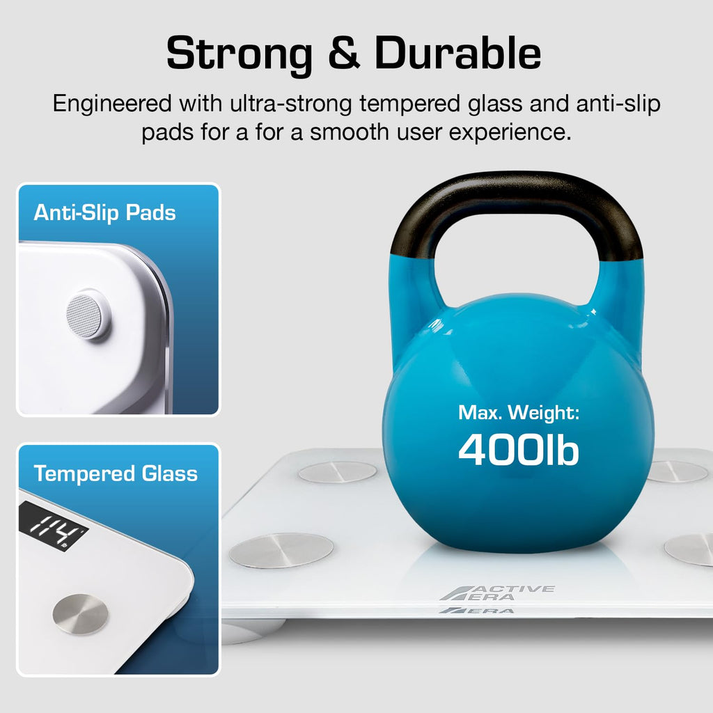 White Digital Bathroom Bluetooth Scale S159426