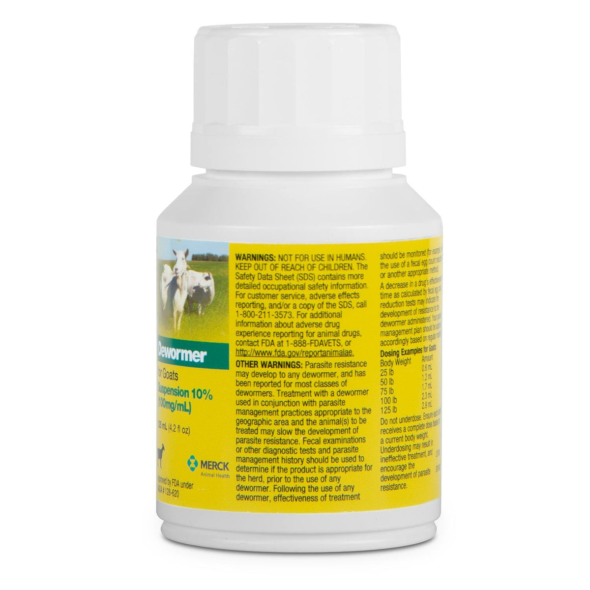 Fenbendazole Dewormer Liquid 125ml Y36488