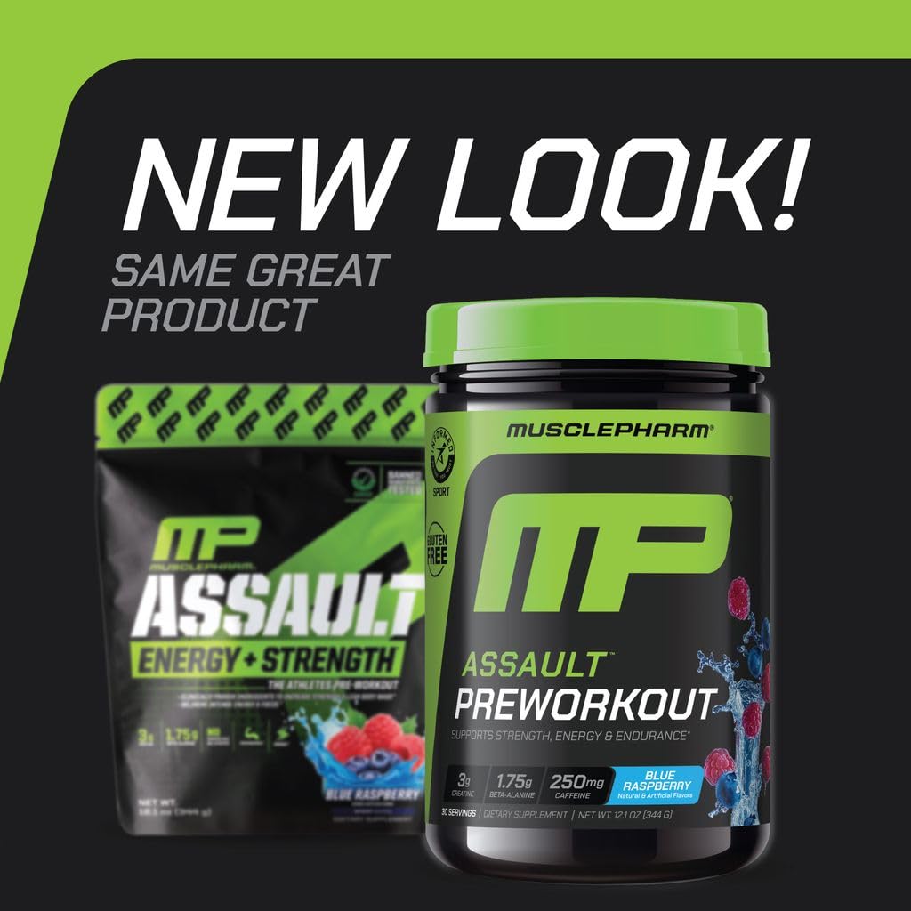 Blue Raspberry PreWorkout Powder 30 Servings R72528