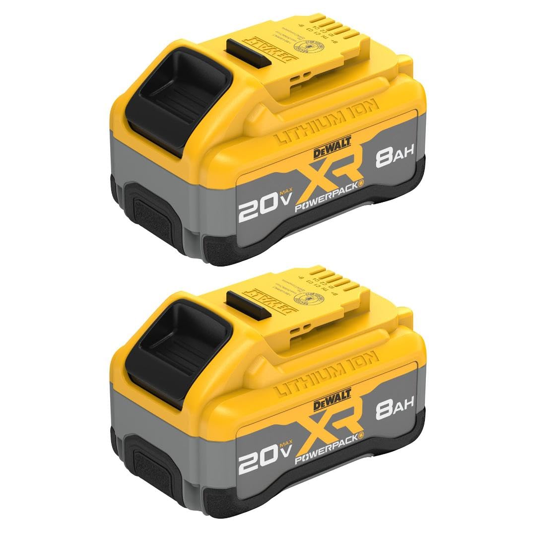 20V MAX XR 8Ah Lithium Ion Battery 2-Pack S623