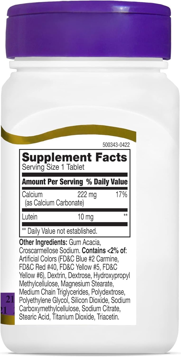 Lutein 10mg Tablets 60 Count E8318