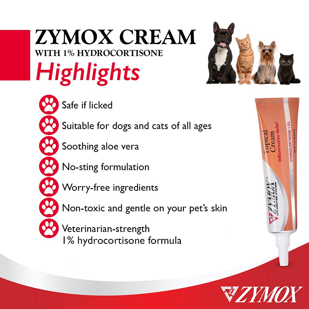 Veterinarian Strength Topical Cream with 1% Hydrocortisone 1oz D251599