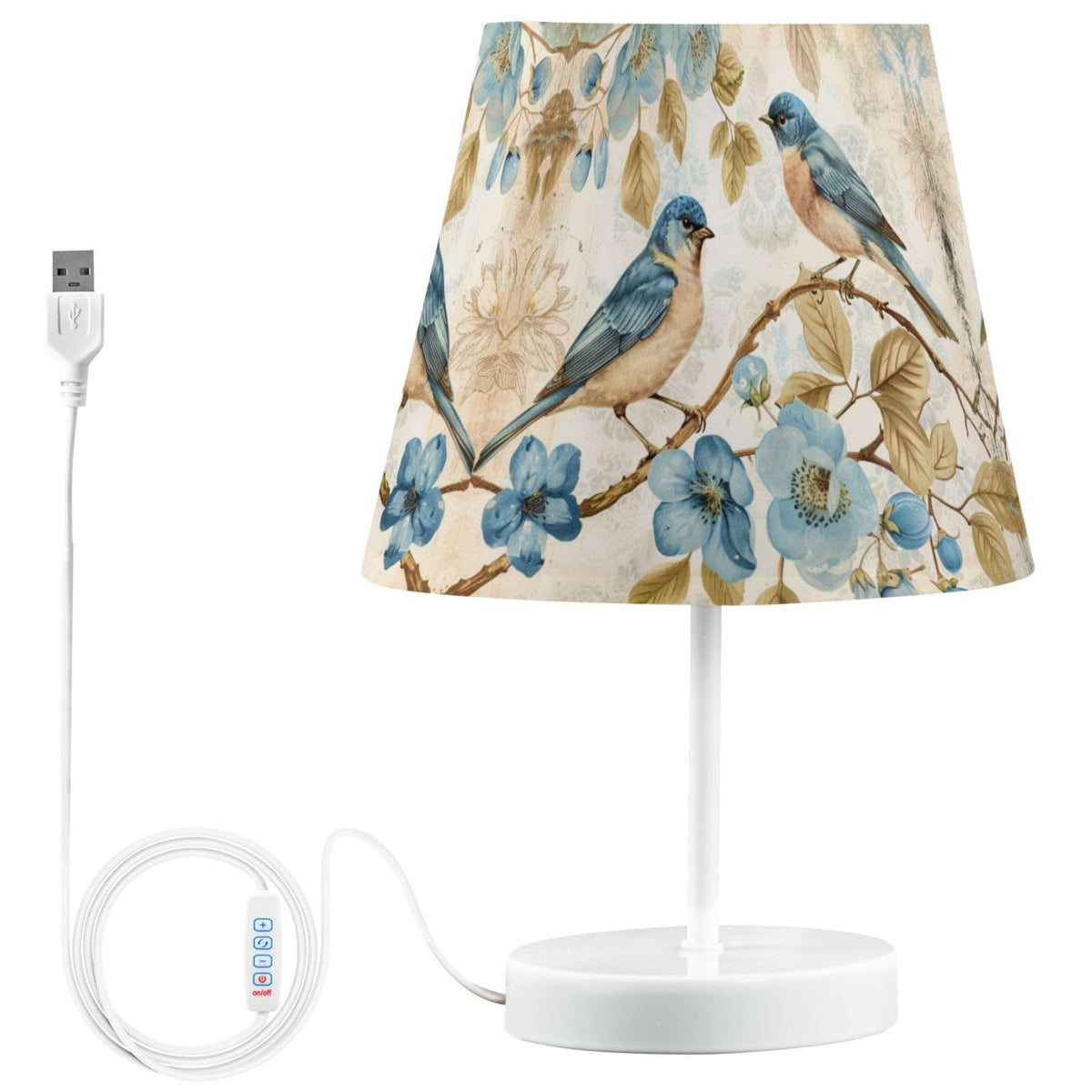 3-Color Dimmable LED Table Lamp with USB Port T5950