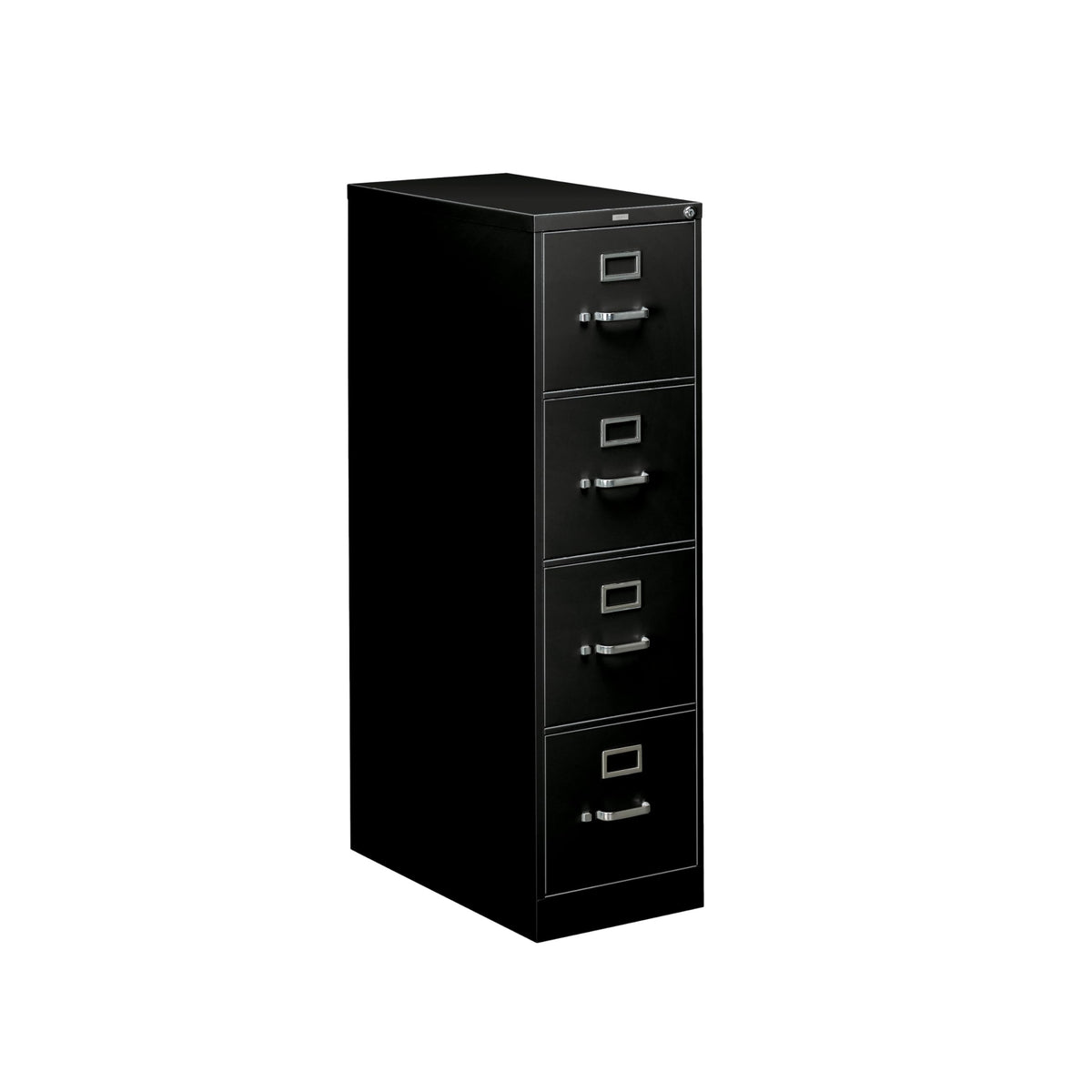 Black 4 Drawer File Cabinet Y66072