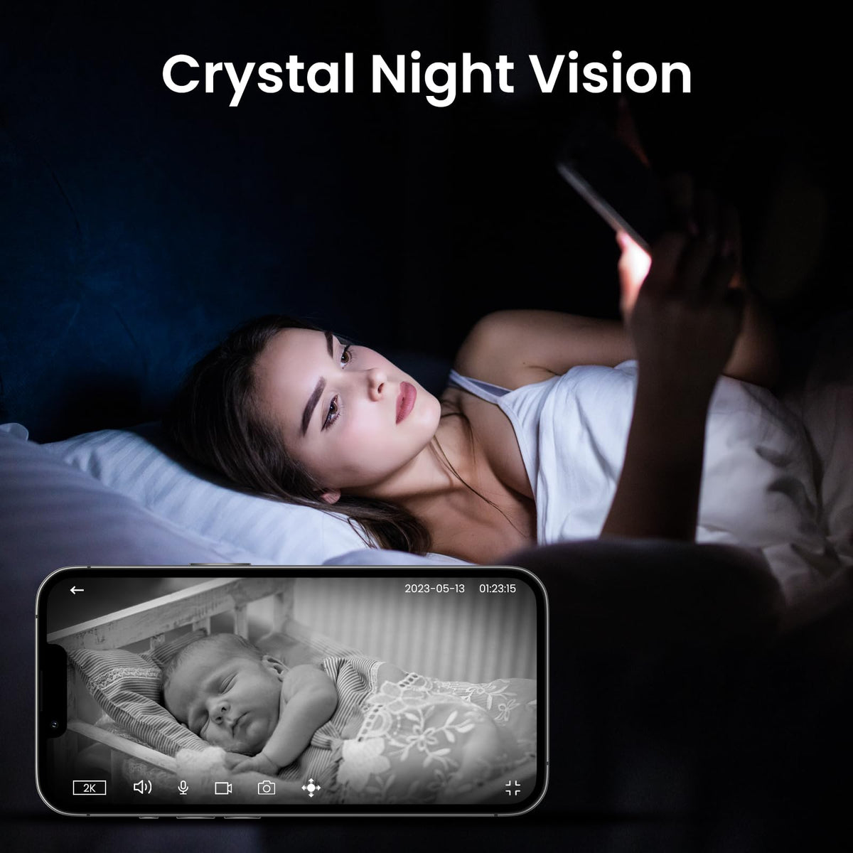 2K Indoor Security Camera E8905