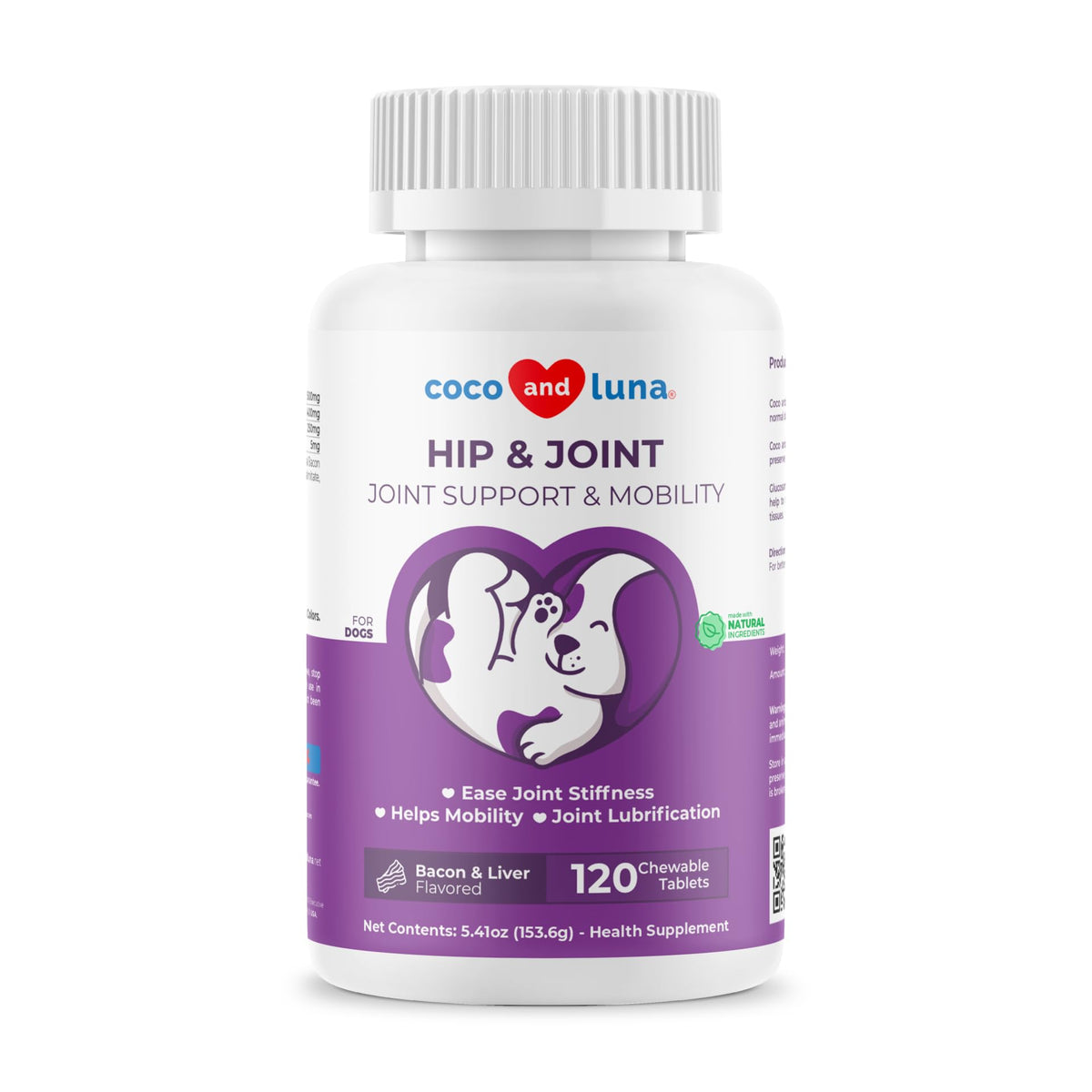 Glucosamine MSM & Chondroitin Dog Supplement 120 ct D197623
