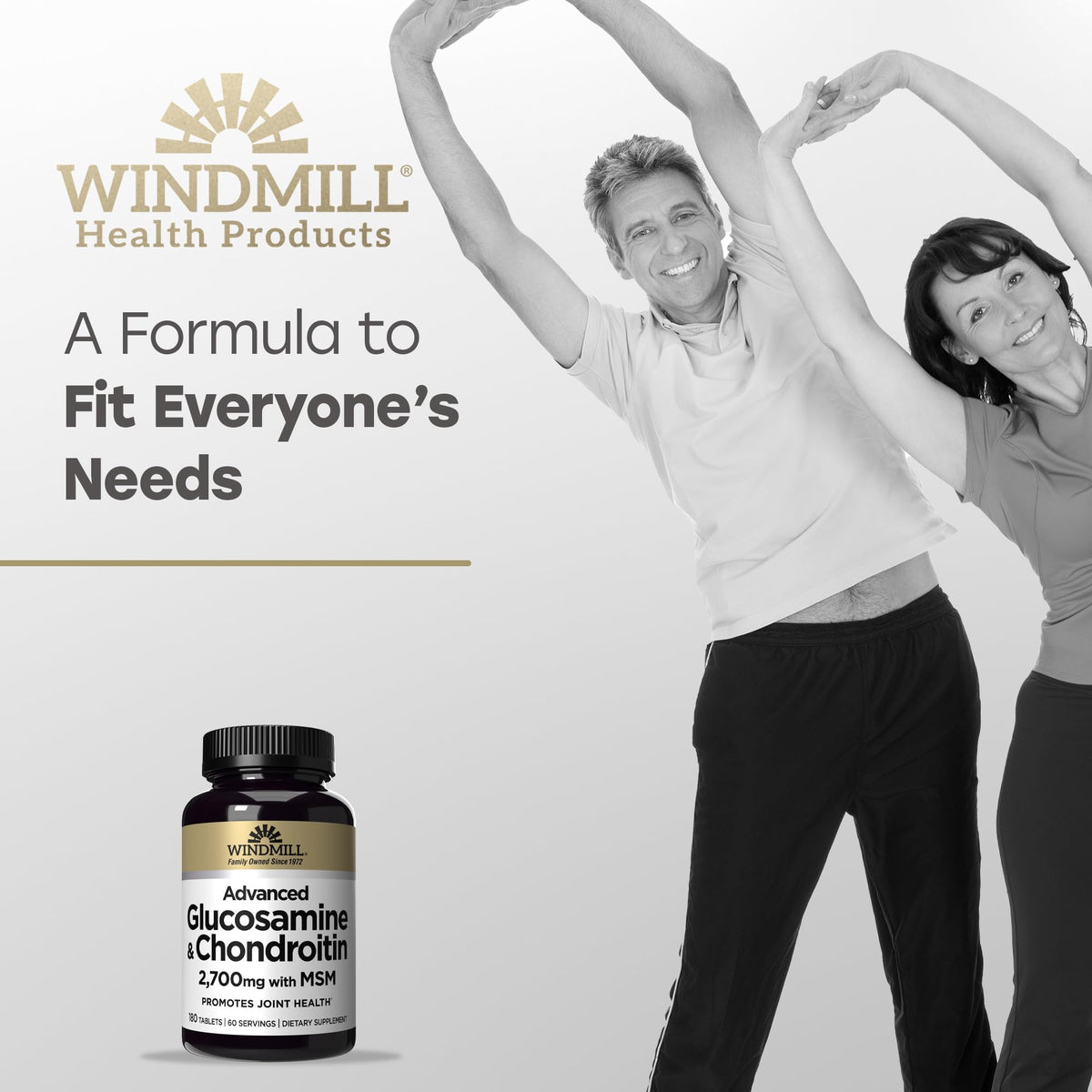 Glucosamine & Chondroitin 180 Tablets B126768