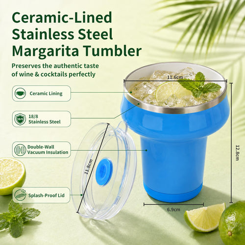 16oz Insulated Tumbler with Lid & Straws N755475