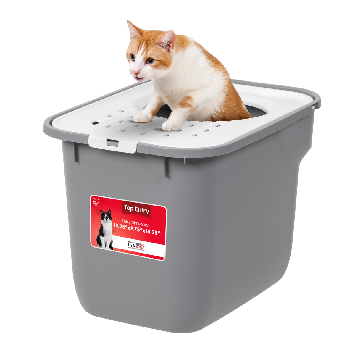 Large Top Entry Hooded Cat Litter Box P46131