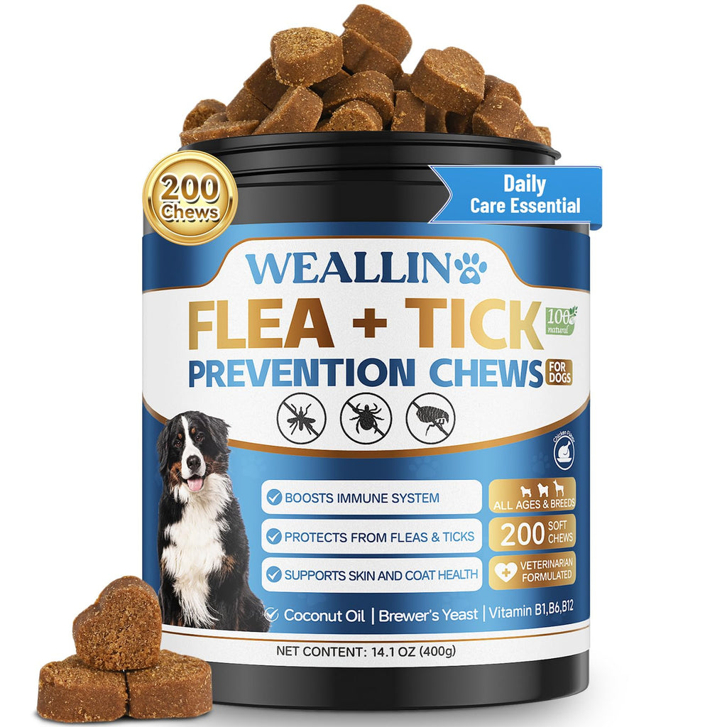 Flea and Tick Prevention for Dogs, 200 Chews T58151