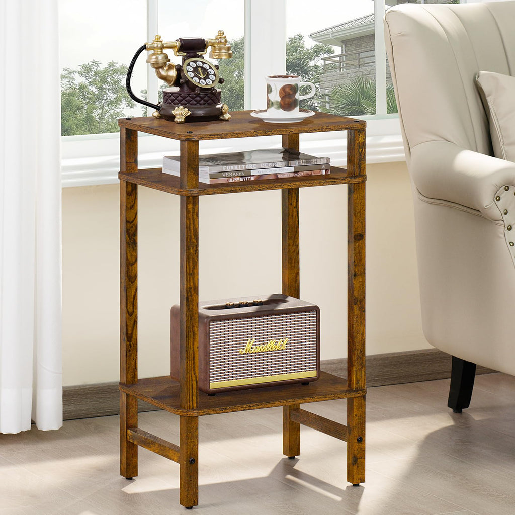 Brown Industrial End Tables S650280