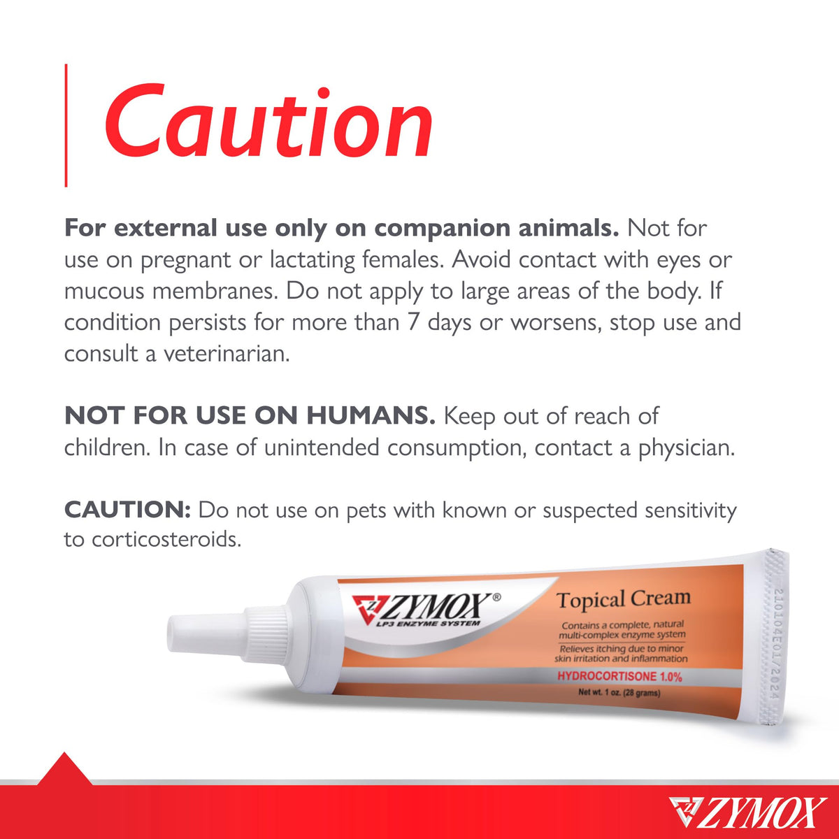 Veterinarian Strength Topical Cream with 1% Hydrocortisone 1oz D251599