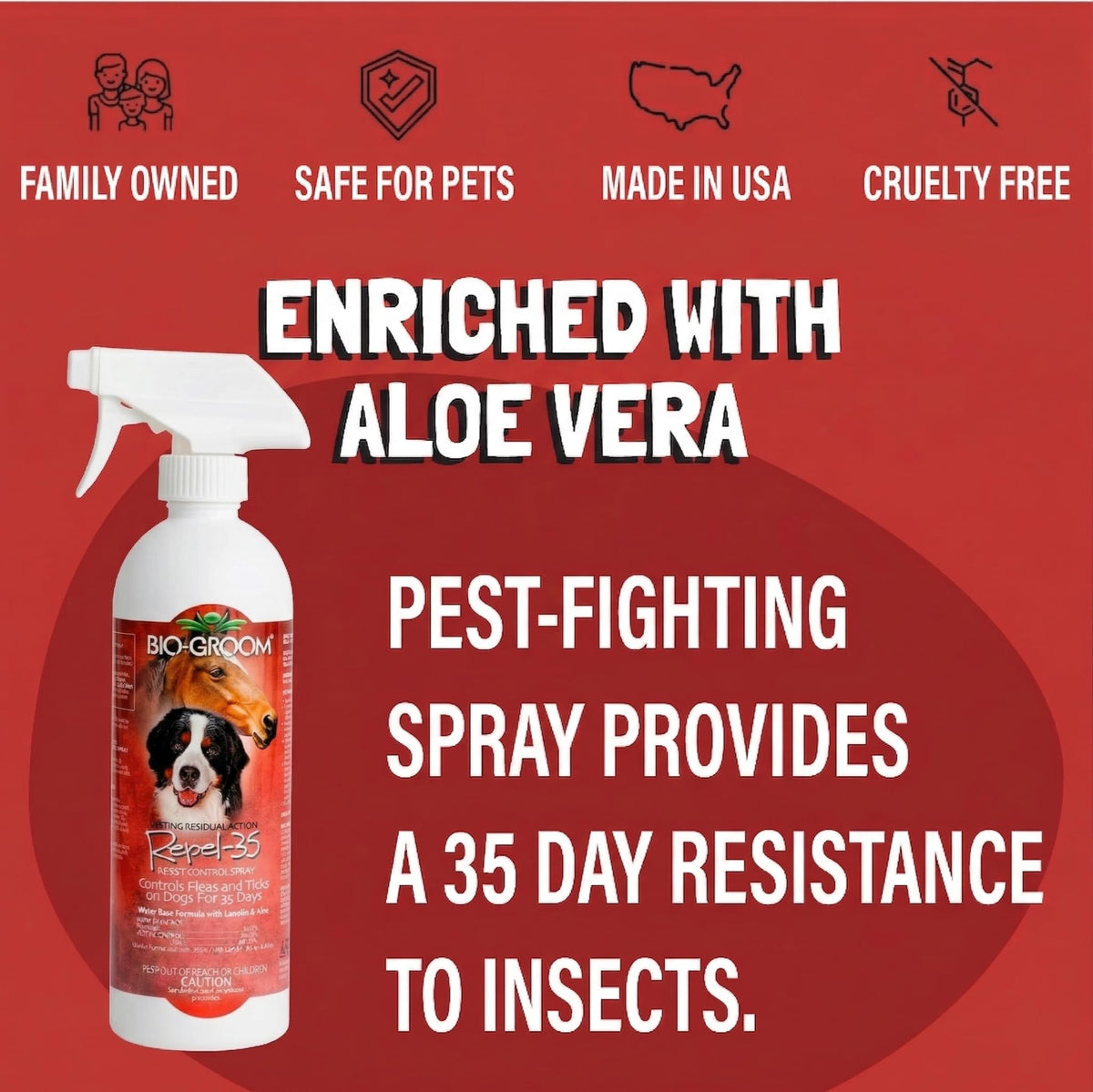 Flea & Tick Dog Fly Spray 16 fl oz L246435