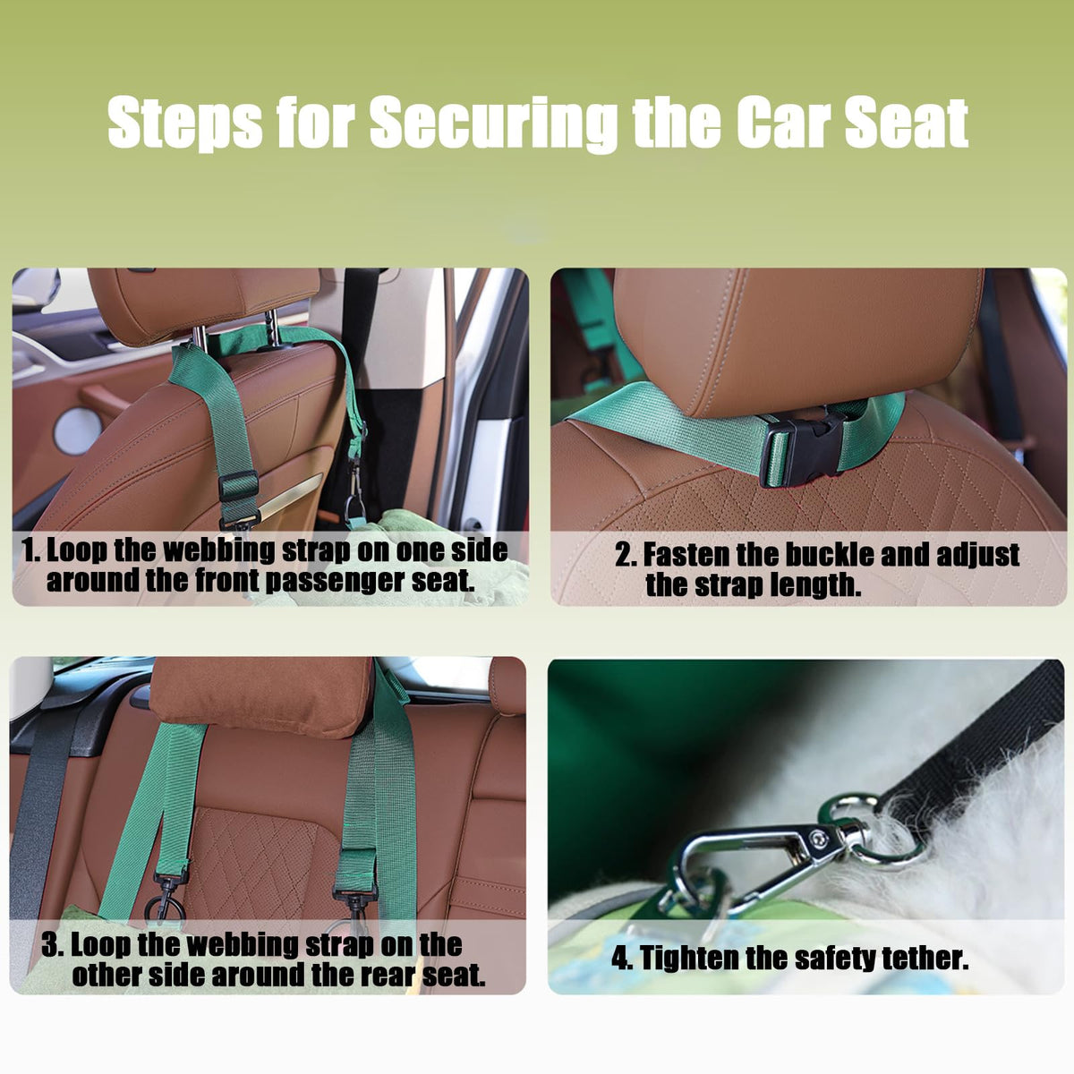 2-in-1 Dog Car Seat W925