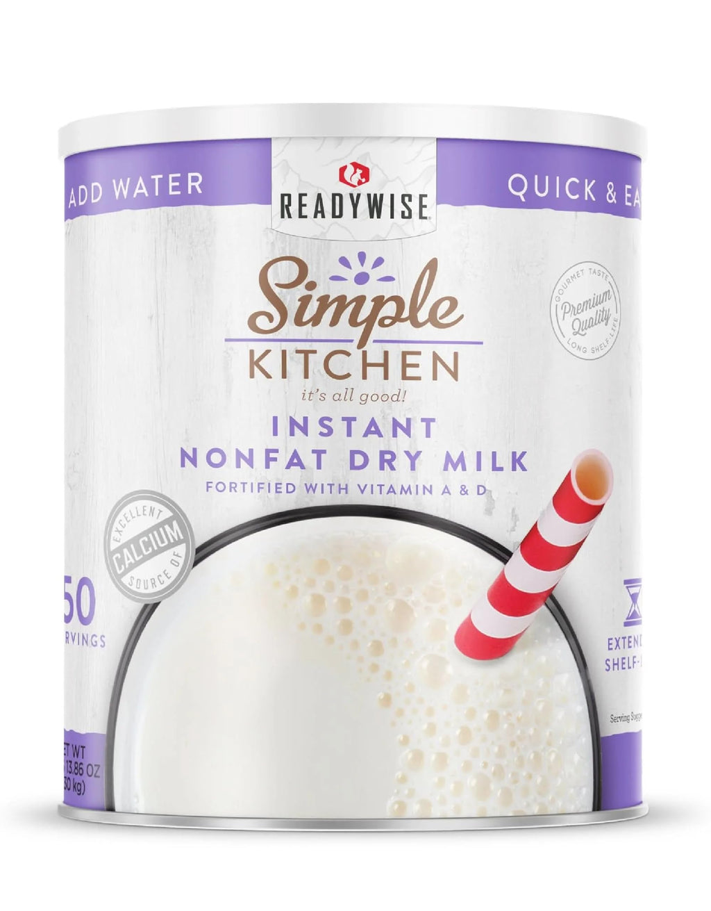 Instant Nonfat Powdered Milk 50 Servings Q4063