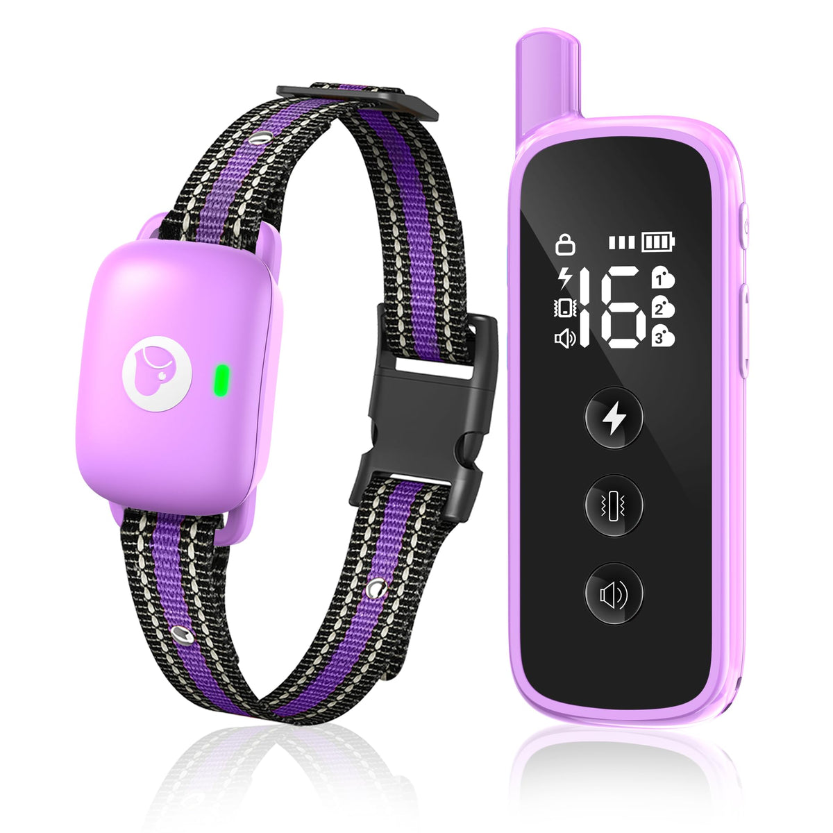 Dog Training Collar with Remote Purple N86711