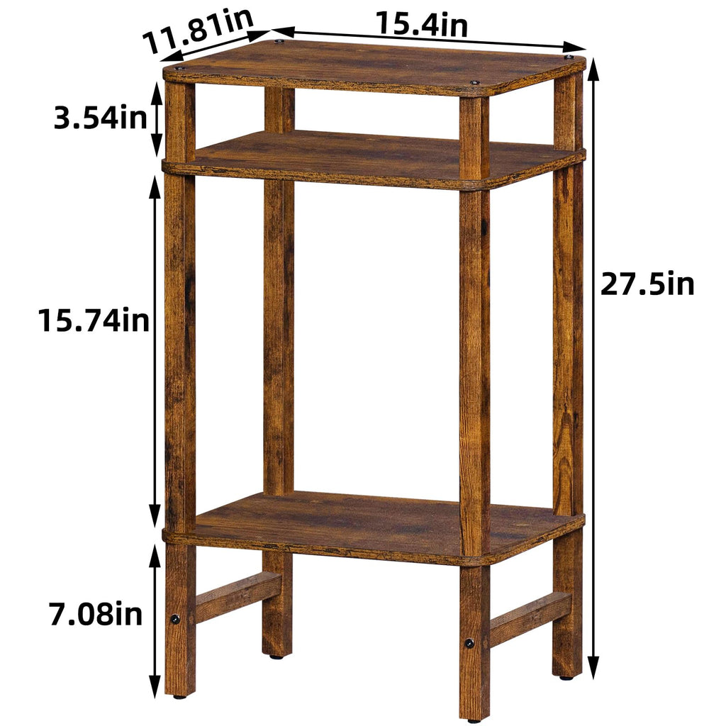Brown Industrial End Tables S650280