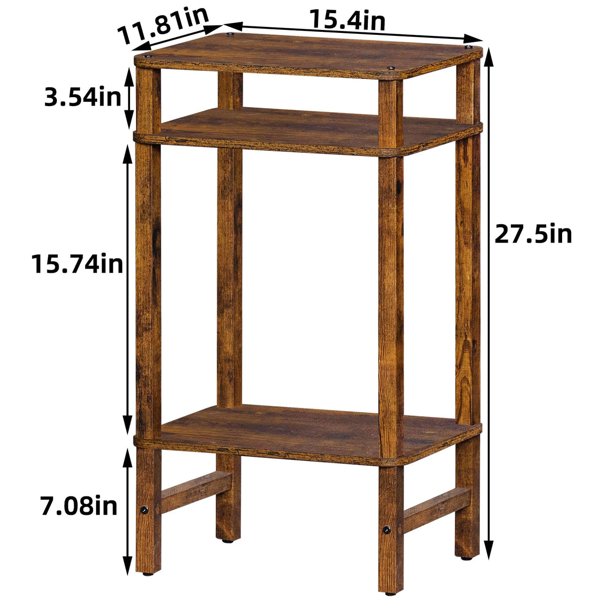 Brown Industrial End Tables S650280