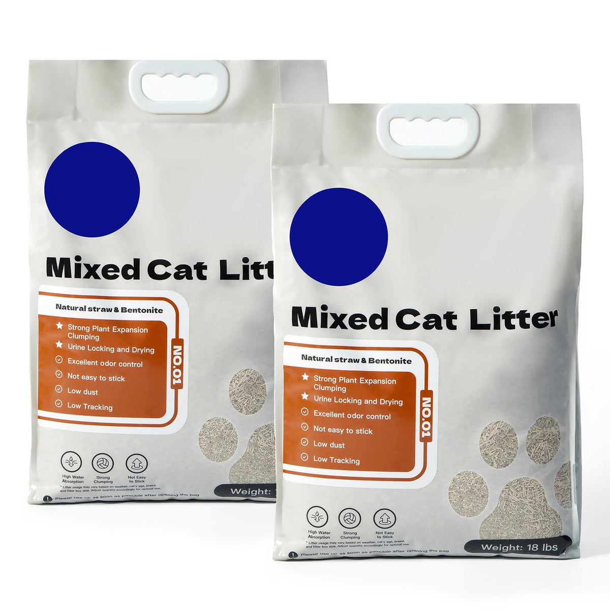 Natural Clumping Cat Litter 36 Pounds M563