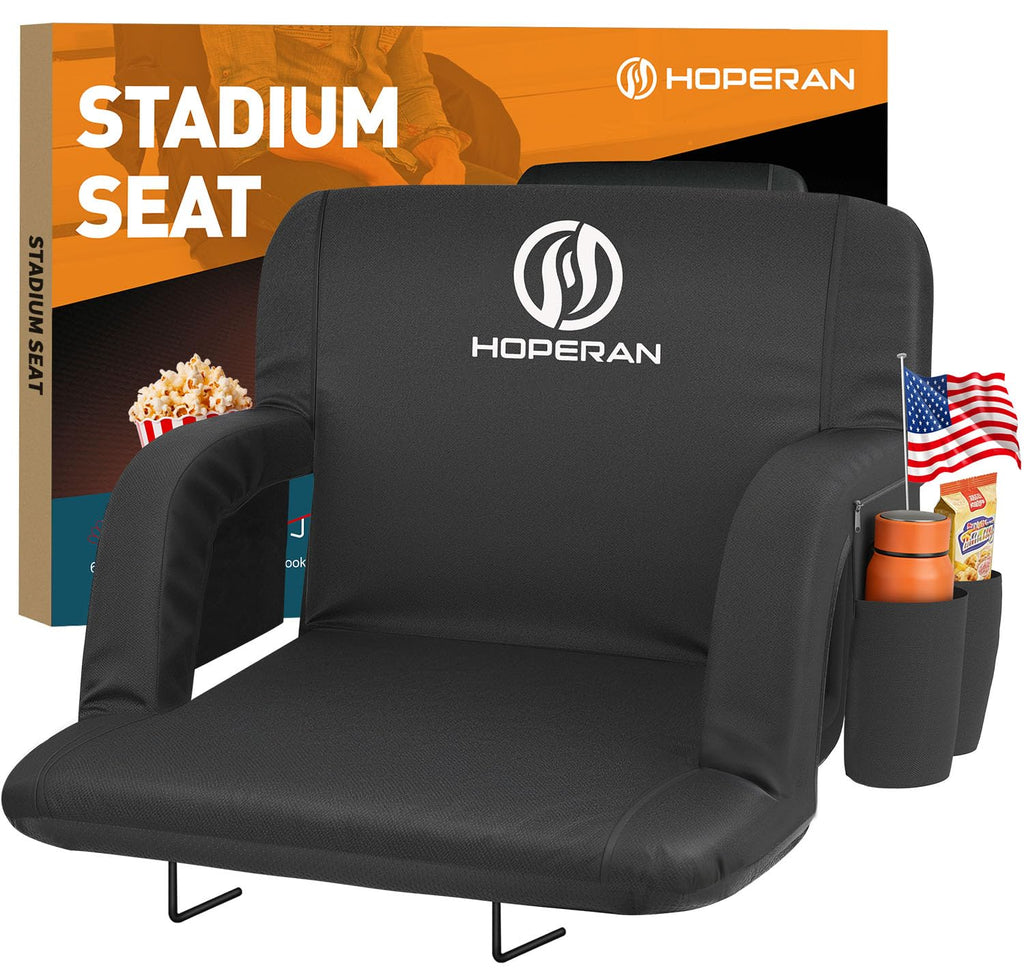 25in Stadium Seats for Bleachers with Back Support, Extra Wide, 1PC M24660