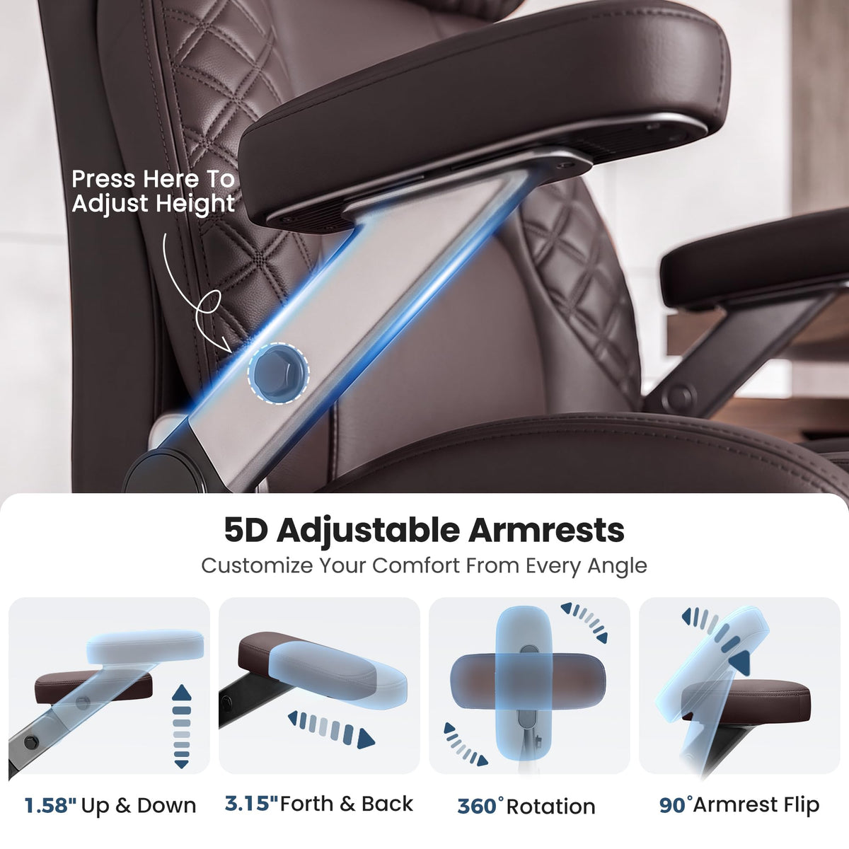 Big and Tall Office Chair T3949