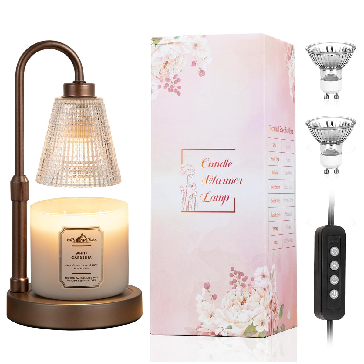 Candle Warmer Lamp with Timer Y573512