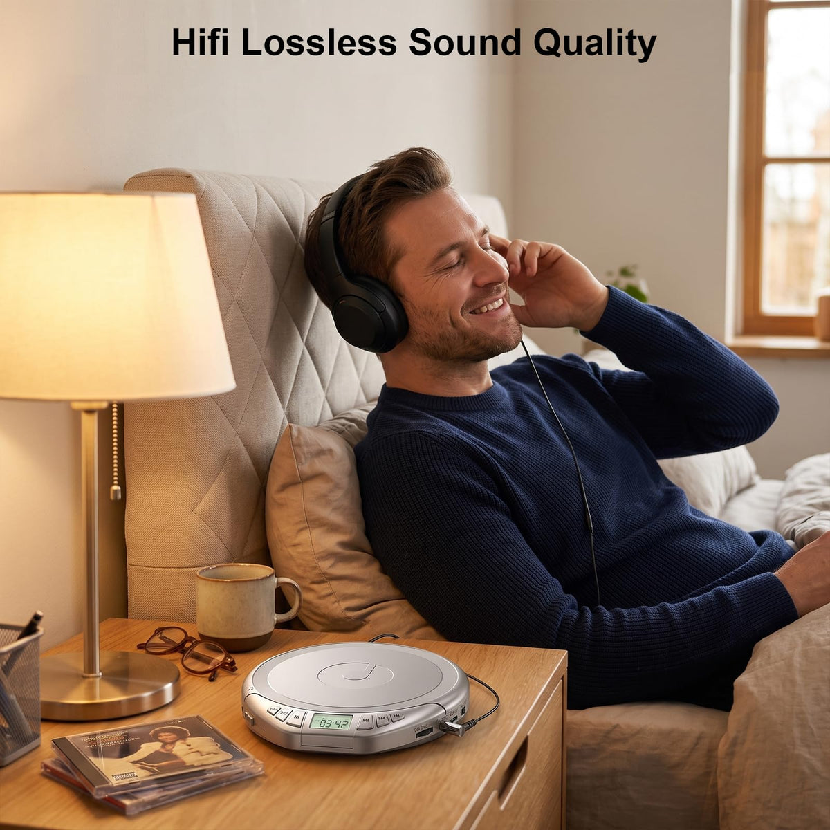Portable CD Player with Earphones F5929