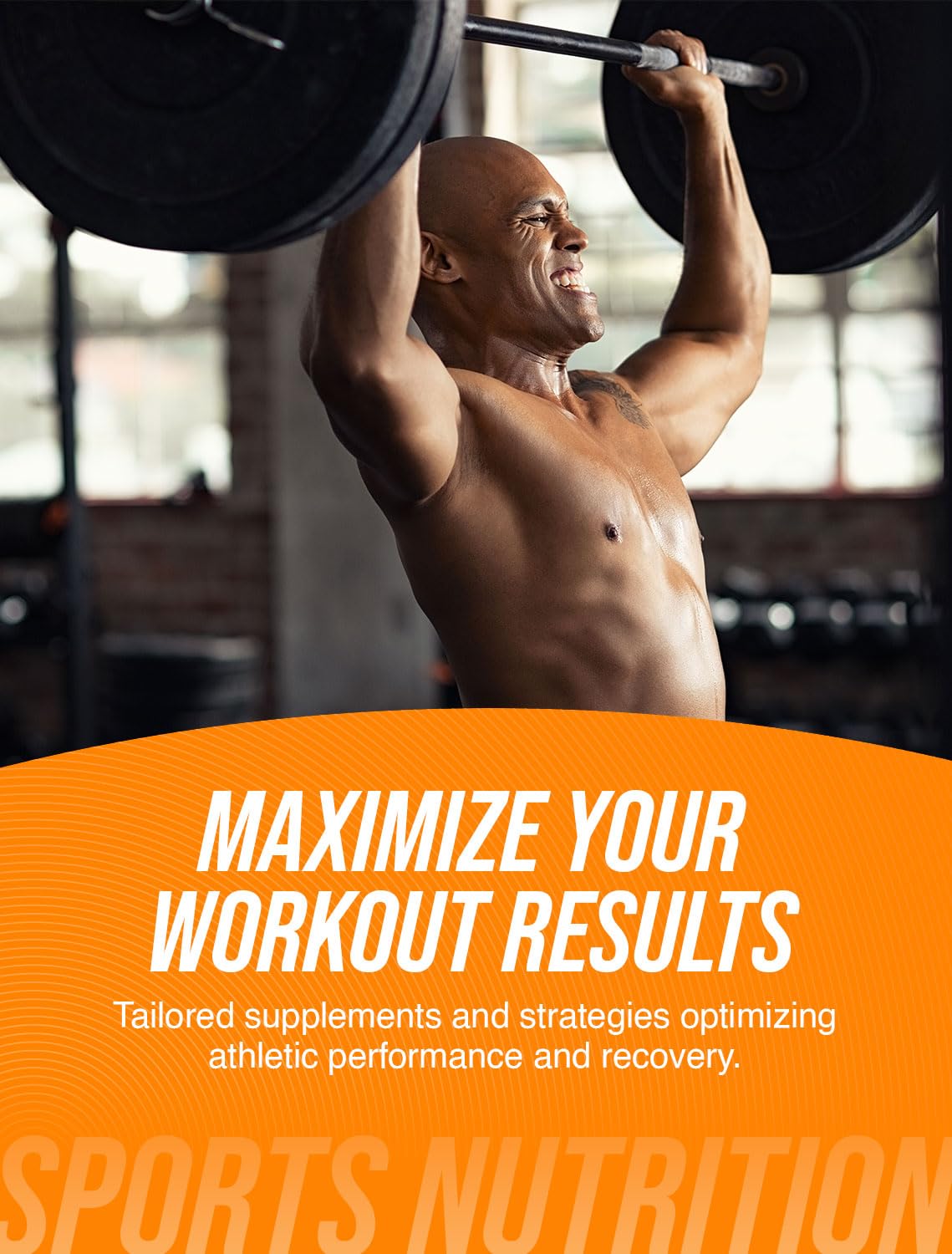 Micronized Creatine Monohydrate Powder, Orange Smash, 700g V4468