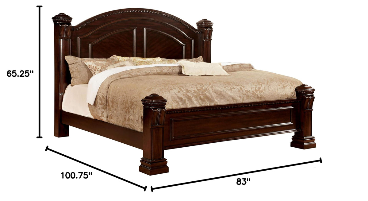California King Cherry Bed S828930