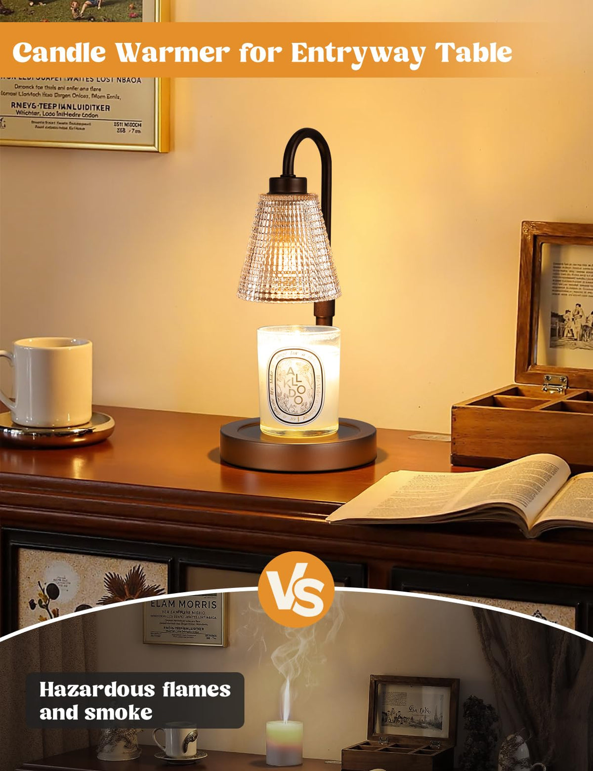 Candle Warmer Lamp with Timer Y573512