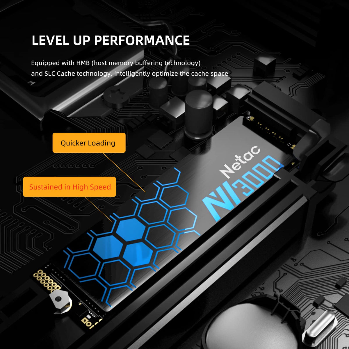 1TB NVMe PCIe Gen3x4 M.2 Internal Solid State Drive with Aluminum Heatspreader Y8739