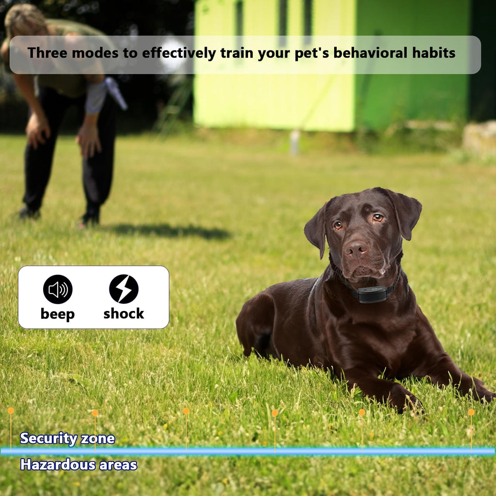 In-Ground Electric Dog Fence System with Waterproof Training Collar L615445