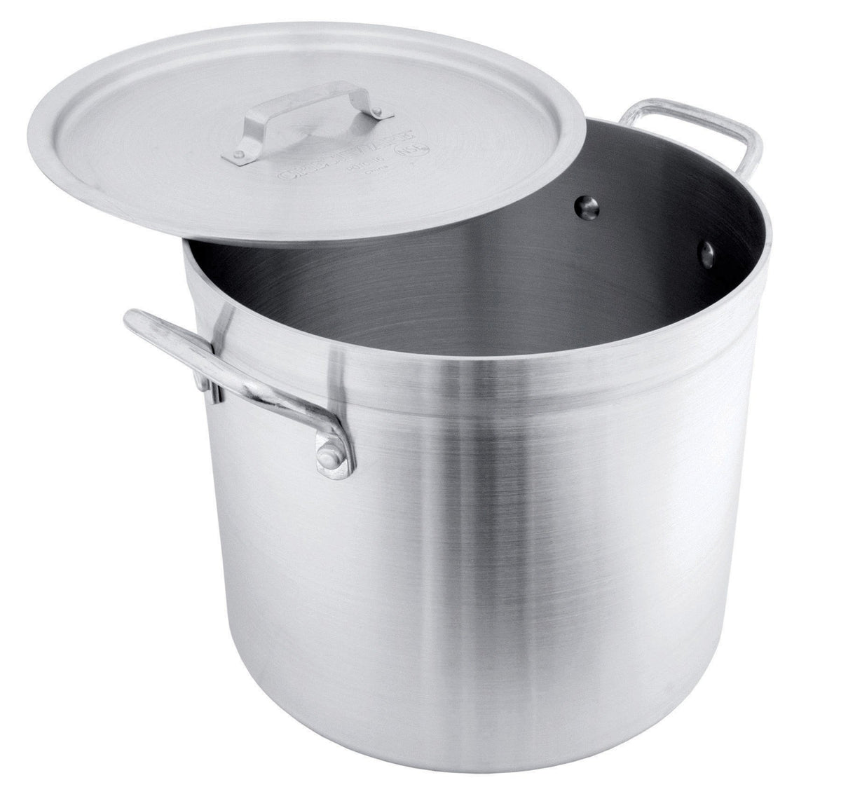 Aluminum Stock Pot with Lid 50 quart A334