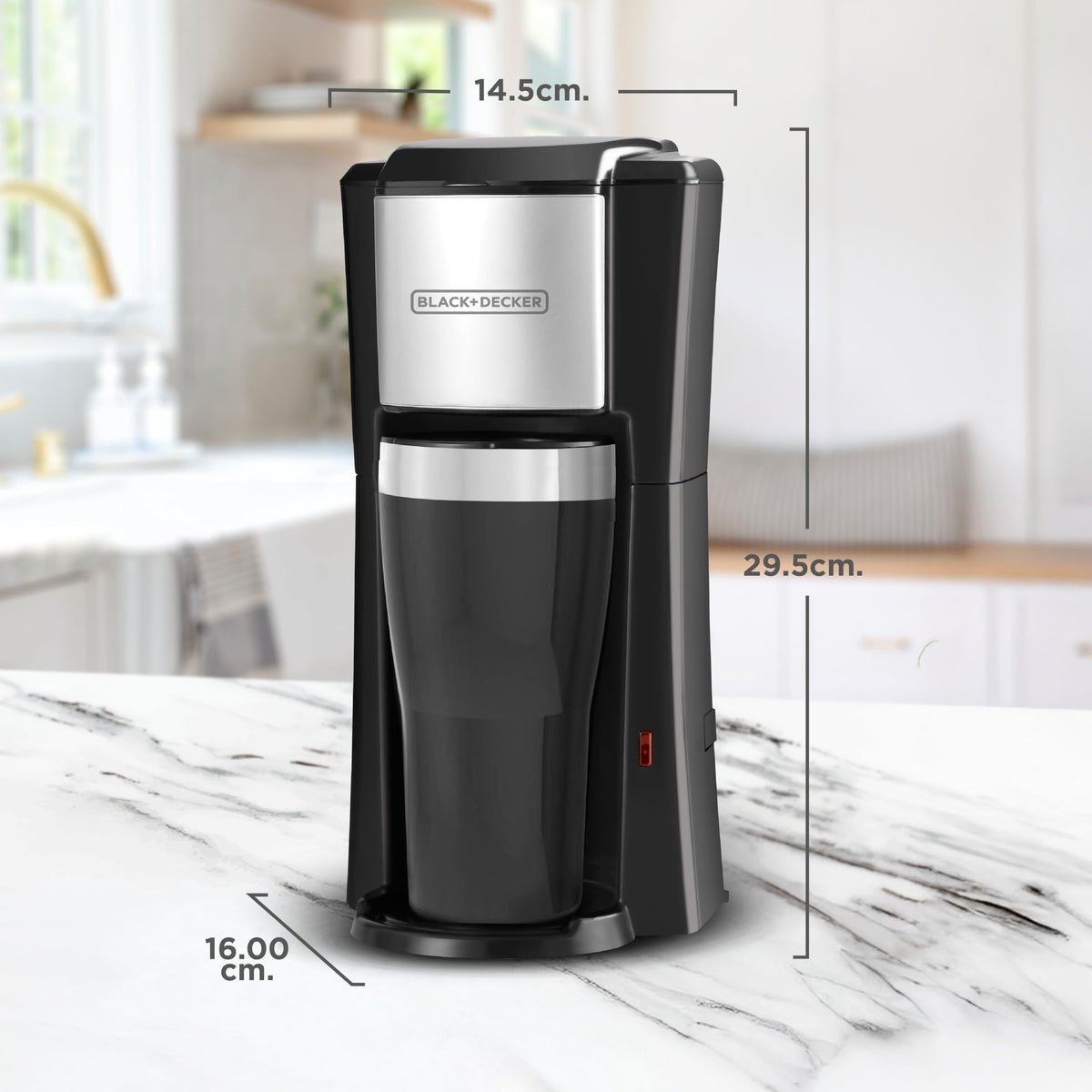 Black Single Serve Coffeemaker W646