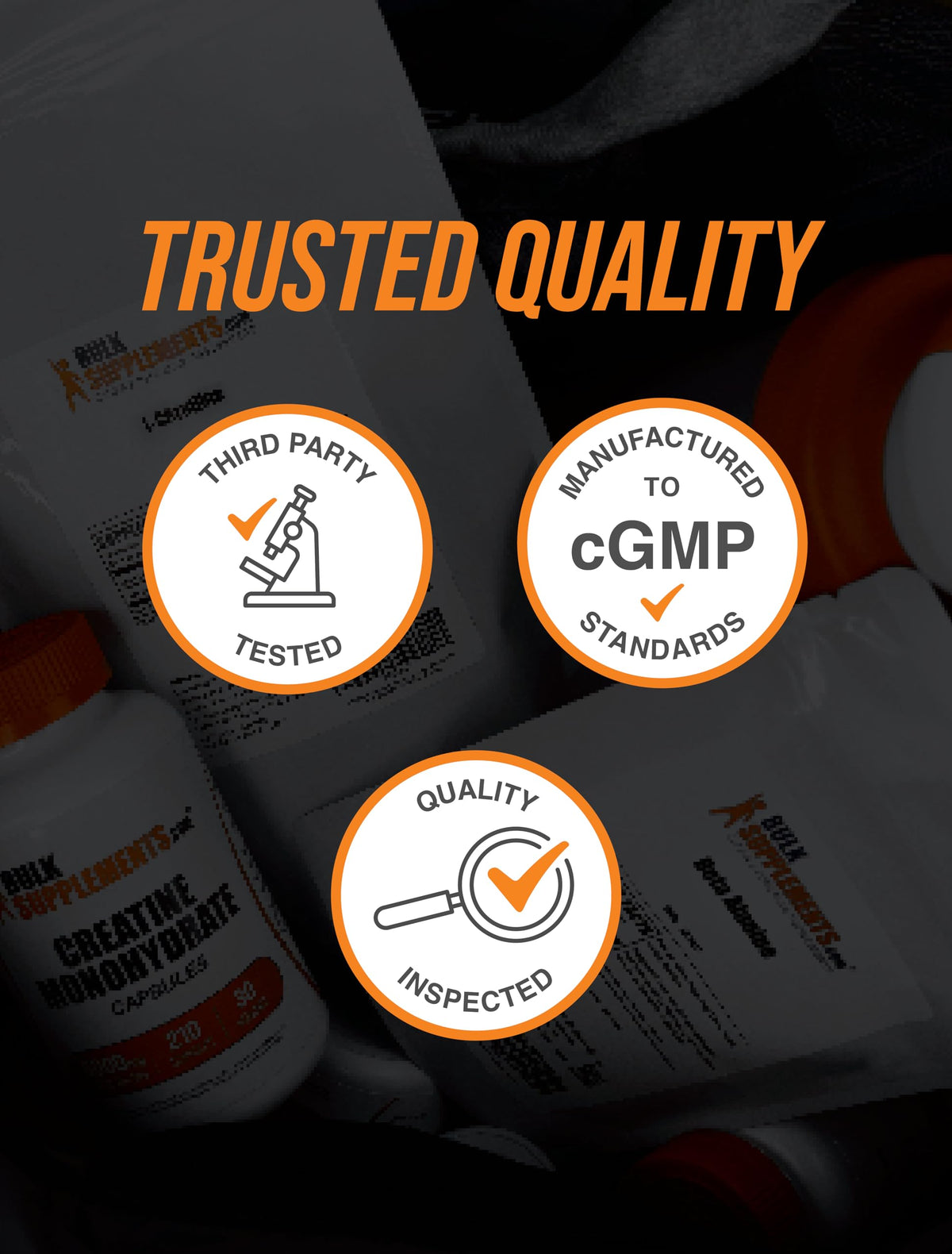 Micronized Creatine Monohydrate Powder, Orange Smash, 700g V4468